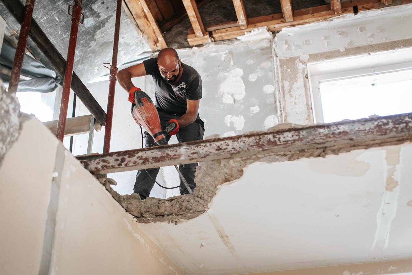 Travaux de démolition SMN